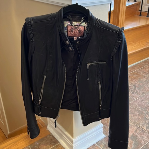 Juicy Couture genuine leather jacket - Picture 1 of 9